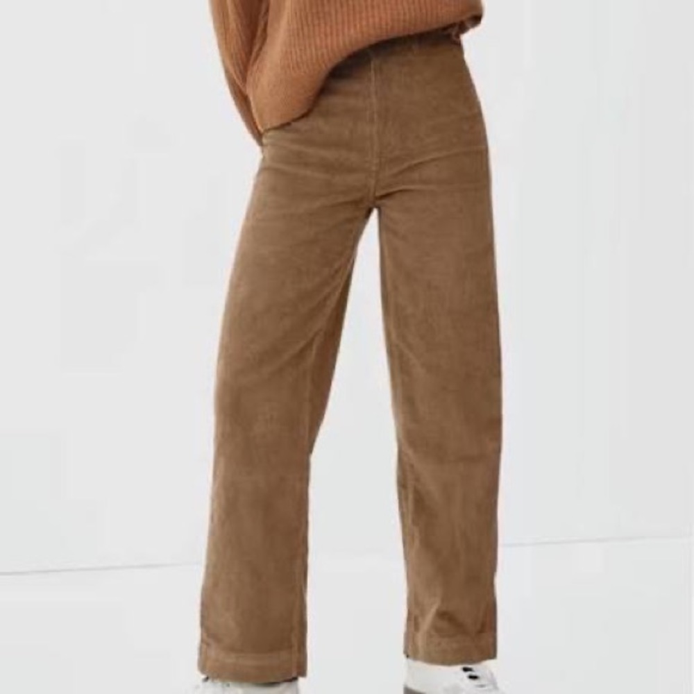 EVERLANE NWT CORDUROY RELAXED STRAIGHT LEG PANTS SIZE 6 TRENDY STYLISH MODERN